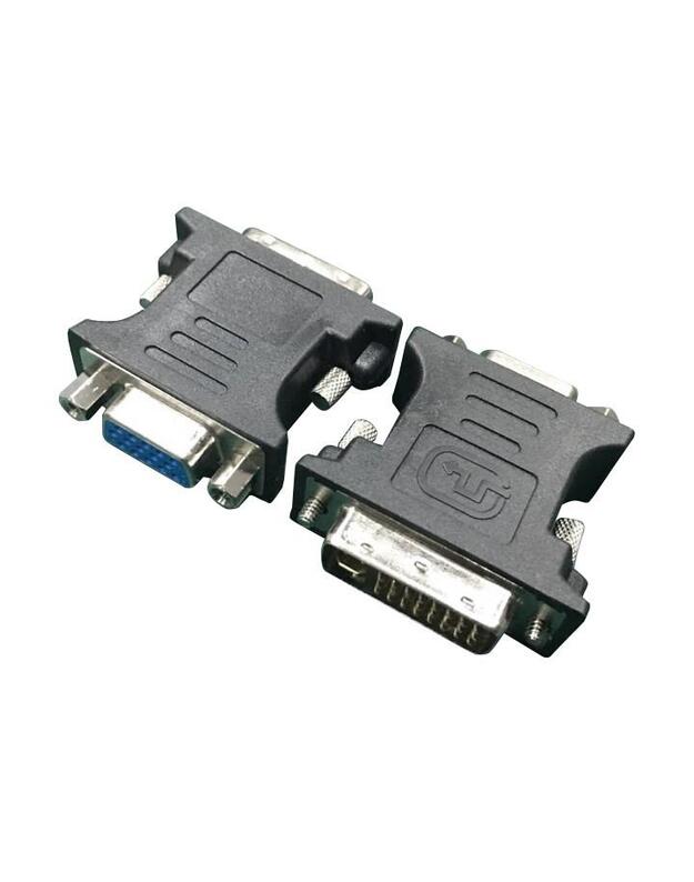 I/O ADAPTERIS DVI PRIE VGA/A-DVI-VGA-BK GEMBIRD