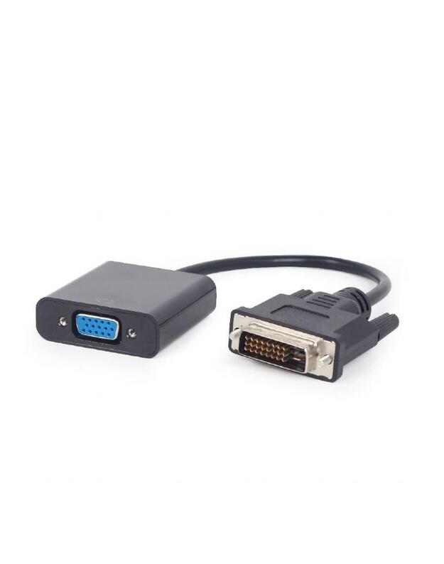 I/O ADAPTERIS DVI Į VGA/JUODAS A-DVID-VGAF-01 GEMBIRD