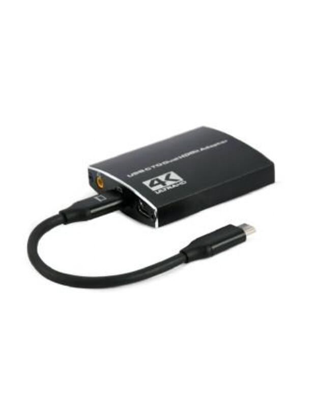 I/O ADAPTER USB-C TO HDMI/DUAL A-CM-HDMIF2-01 GEMBIRD