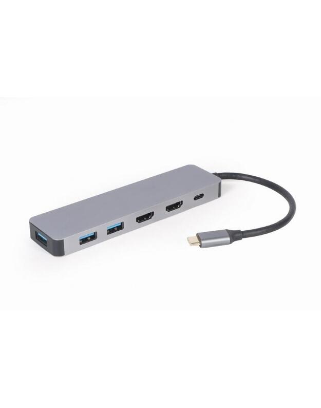 I/O ADAPTER USB-C TO HDMI/USB3/3IN1 A-CM-COMBO3-03 GEMBIRD