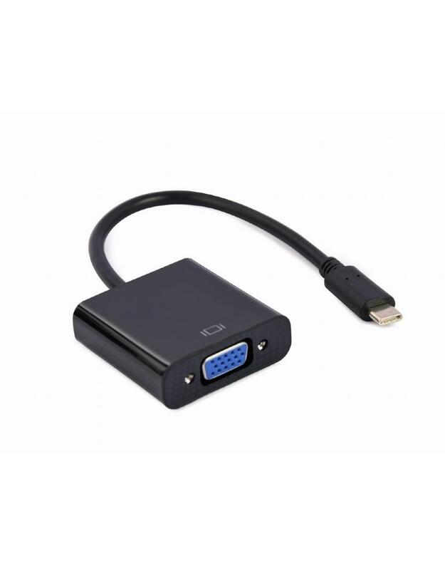 I/O ADAPTER USB-C TO VGA/A-CM-VGAF-01 GEMBIRD