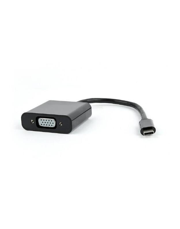 I/O ADAPTERIS USB-C Į VGA/BLIST/AB-CM-VGAF-01 GEMBIRD