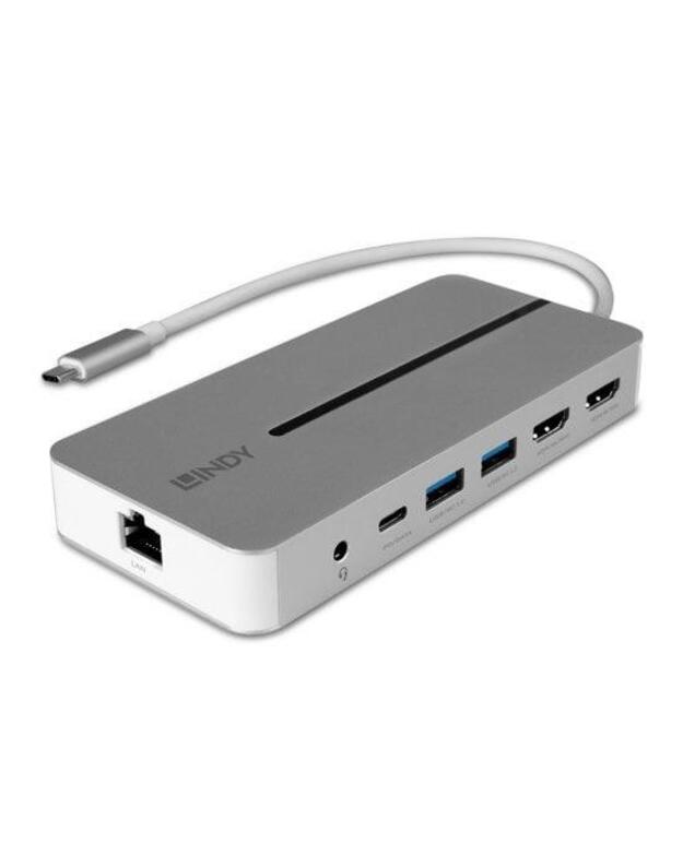 I/O DOCKING STATION USB-C/MINI DUAL 4K 43360 LINDY