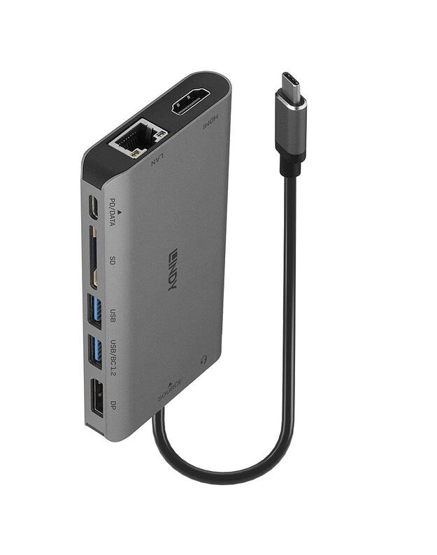 I/O DOCKING STATION USB-C/MINI SINGLE 4K 43323 LINDY