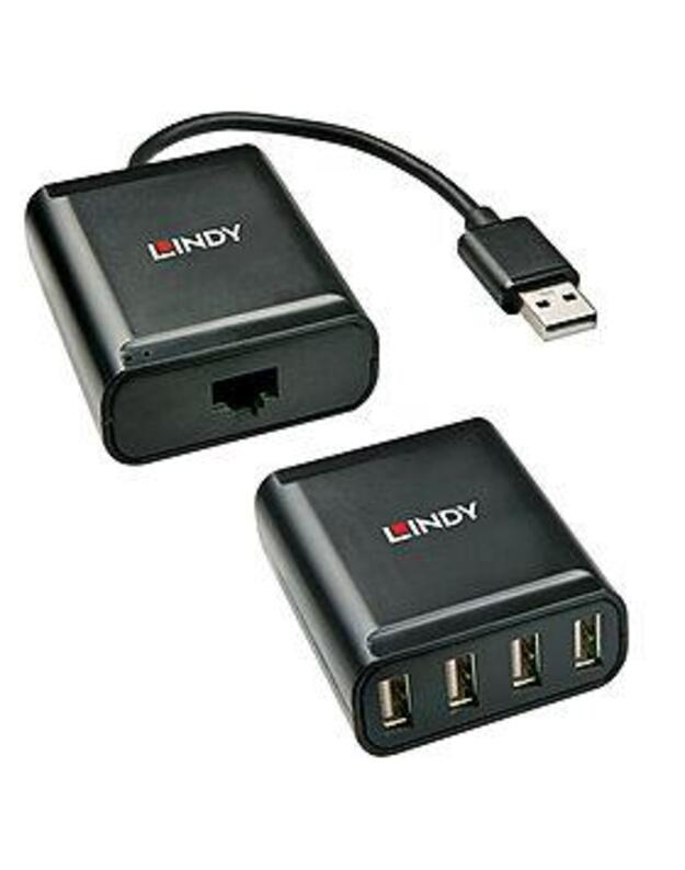 I/O EXTENDER USB2 60M CAT.6/42679 LINDY