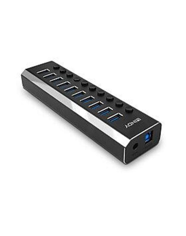 I/O HUB USB3 10PORT/43370 LINDY