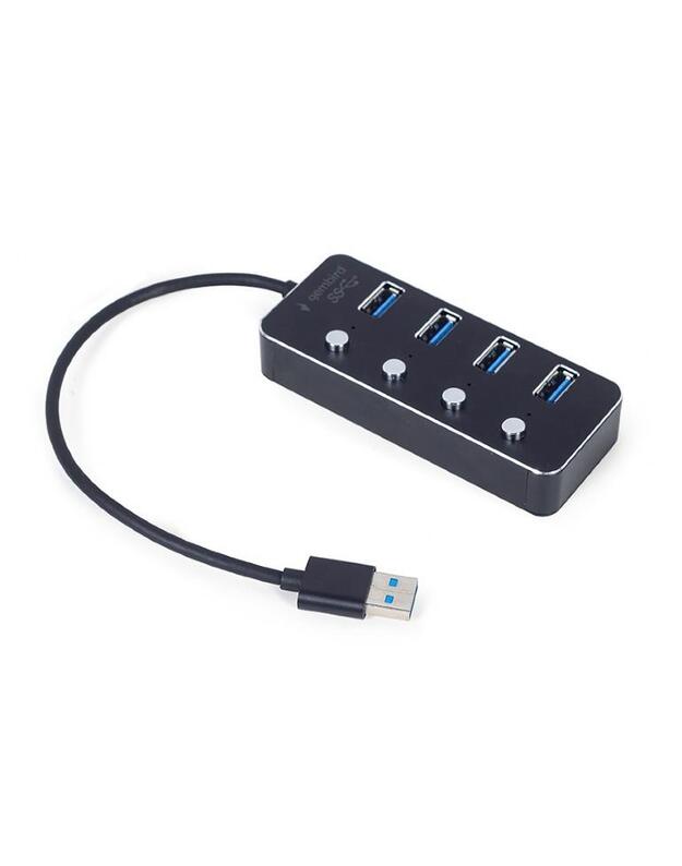 I/O HUB USB3 4PORT/UHB-U3P4P-01 GEMBIRD