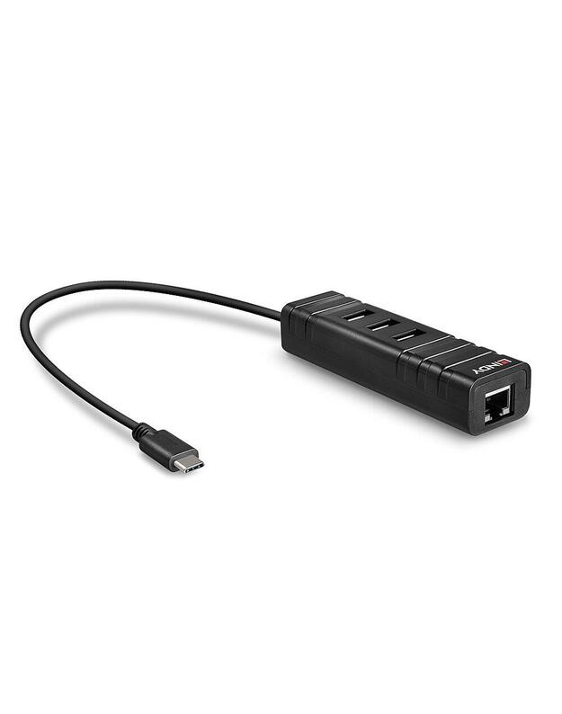 I/O HUB USB3.1 & LAN ADAPTER/43249 LINDY