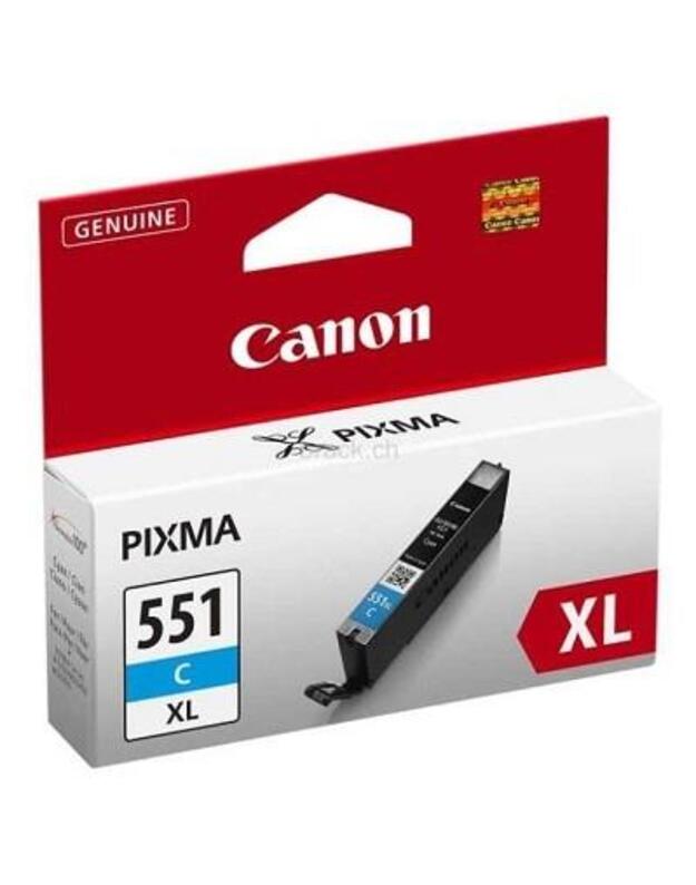 INK CARTRIDGE CYAN 551 XL/6444B001 CANON