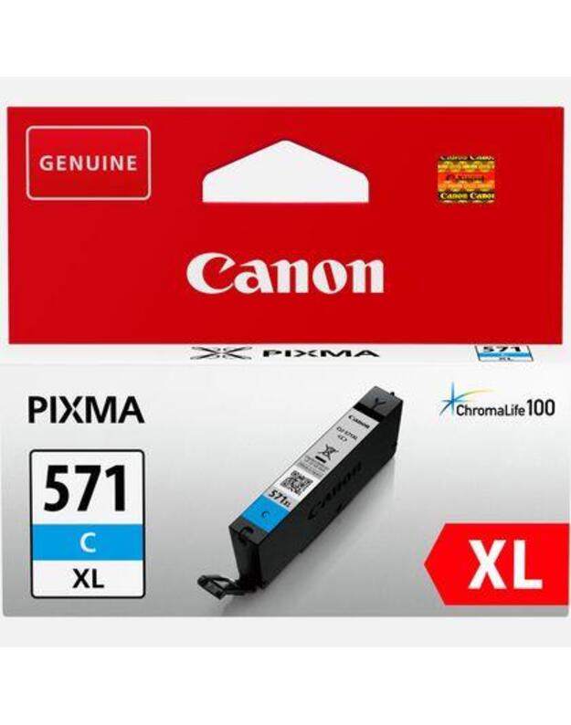 INK CARTRIDGE CYAN CLI-571XL/0332C001 CANON