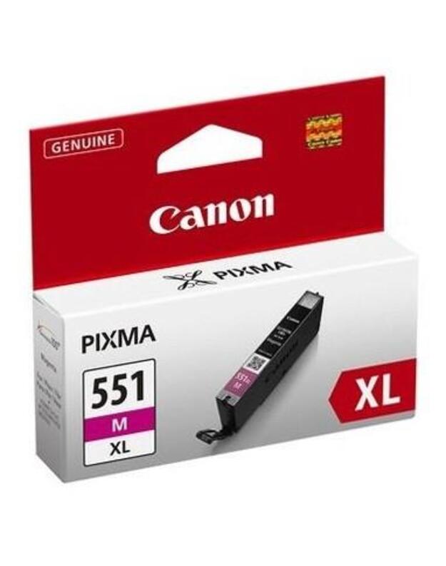 RAŠALŲ KASETĖ MAGENTA 551 XL/6445B001 CANON