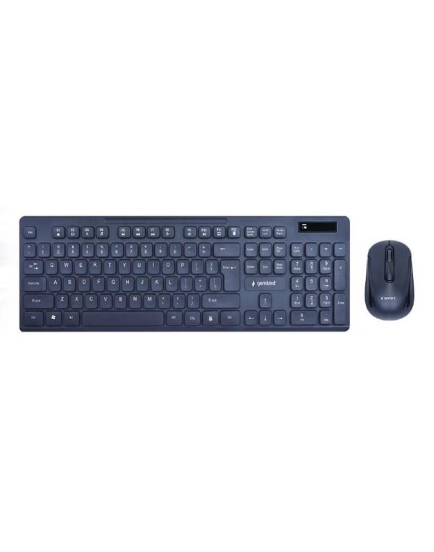 KEYBOARD +MOUSE WRL ENG/DESKTOP BK KBS-WCH-03 GEMBIRD