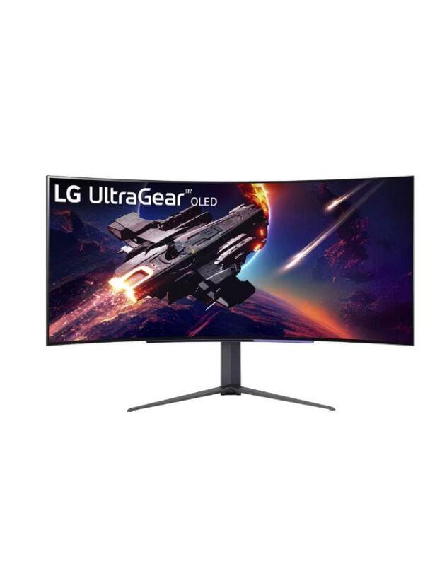 LCD Monitor|LG|45GR95QE-B|45 |Gaming/Curved|Panel OLED|3440x1440|21:9|240Hz|Matte|0.03 ms|Swivel|Height adjustable|Tilt|45GR95QE-B