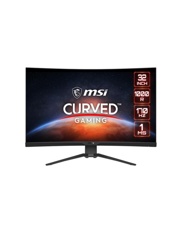 LCD Monitor|MSI|G322CQP|31.5 |Gaming/Curved|Panel VA|2560x1440|16:9|170Hz|Matte|1 ms|Height adjustable|Tilt|Colour Black|G322CQP