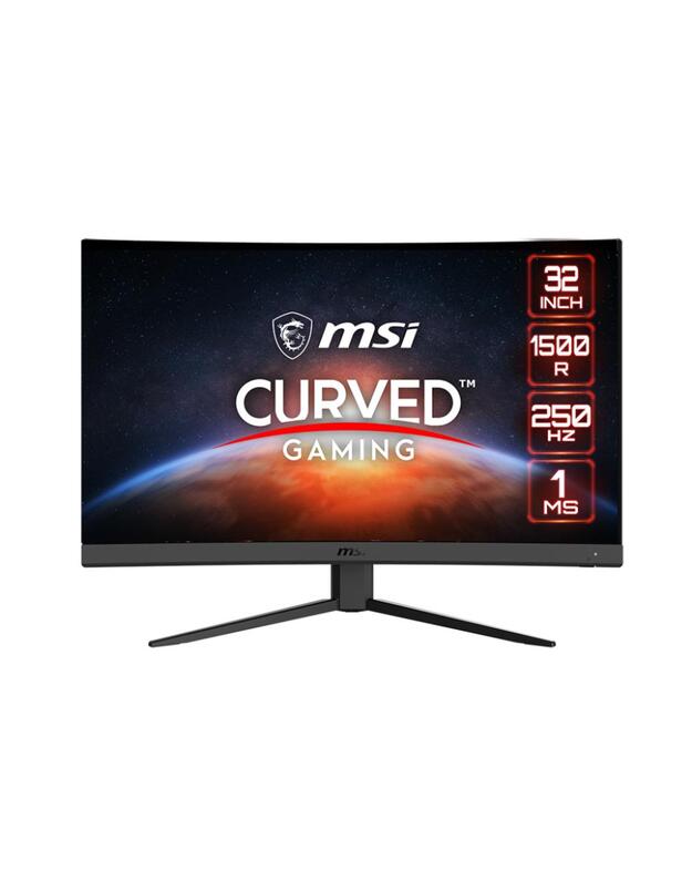 LCD Monitor|MSI|G32C4X|31.5 |Gaming/Curved|Panel VA|1920x1080|16:9|250Hz|Matte|1 ms|Tilt|Colour Black|G32C4X