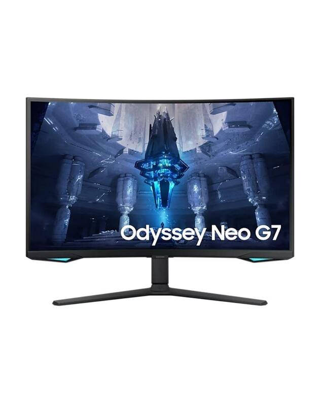 LCD Monitor|SAMSUNG|Odyssey Neo G7|32 |Gaming/4K/Curved|Panel VA|3840x2160|16:9|165Hz|1 ms|Swivel|Pivot|Height adjustable|Tilt|Colour Black|LS32BG750NPXEN