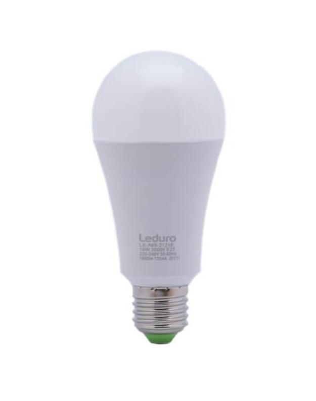 LIGHT BULB LED E27 3000K 16W/1600LM 220 A65 21216 LEDURO