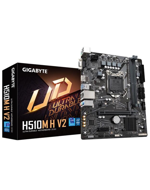 Mainboard|GIGABYTE|Intel H470 Express|LGA1200|Micro-ATX|Memory DDR4|1xPCI-Express 1x|1xPCI-Express 16x|1xM.2|1x15pin D-sub|1xHDMI|1xAudio-In|1xAudio-Out|1xMicrophone|4xUSB 2.0|2xUSB 3.2|1xPS/2|1xRJ45|H510MHV2