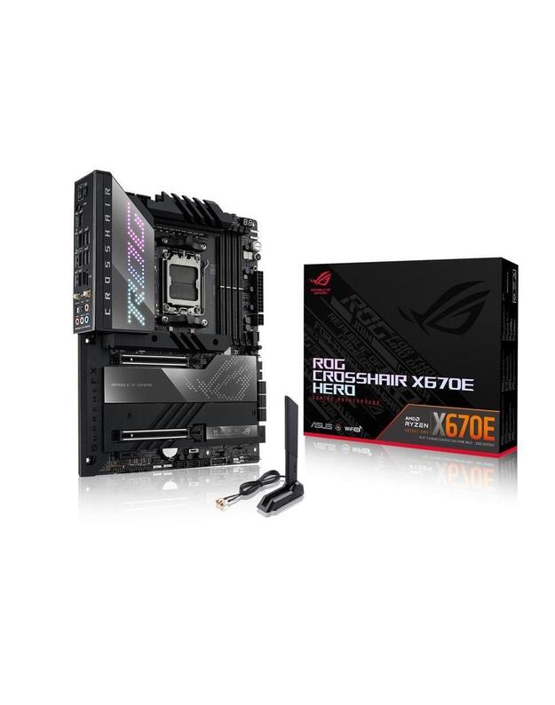 MB AMD X670 SAM5 EATX/ROG CROSSHAIR X670E HERO ASUS