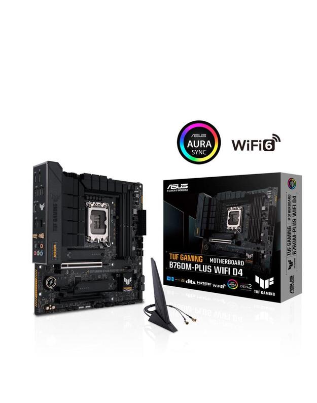 MB B760 S1700 MATX/GAMING B760M-PLUS WIFI D4 ASUS