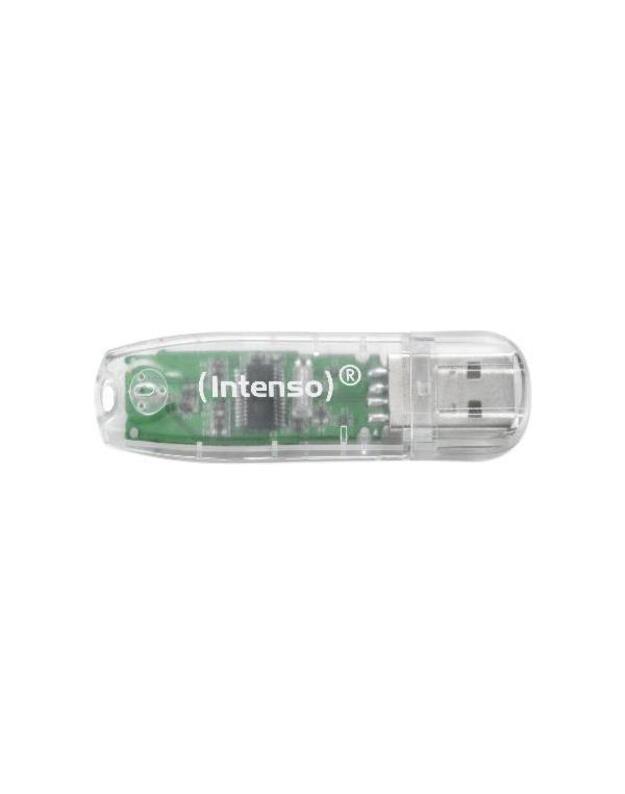 MEMORY DRIVE FLASH USB2 32GB/TRANSPARENT 3502480 INTENSO