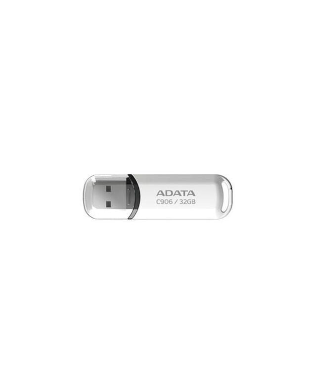 MEMORY DRIVE FLASH USB2 32GB/WHITE AC906-32G-RWH ADATA