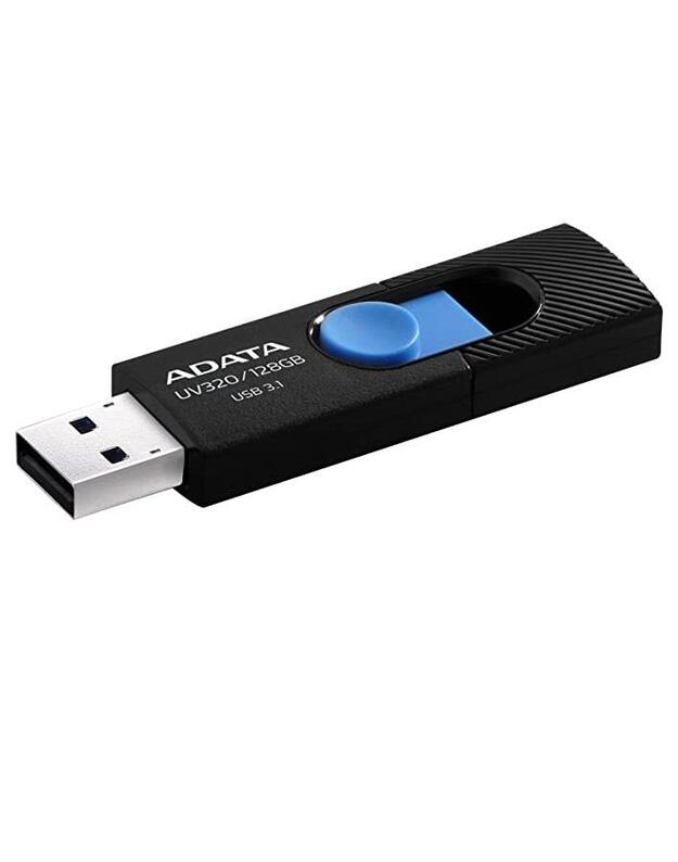 MEMORY DRIVE FLASH USB3 128GB/BLACK AUV320-128G-RBKBL ADATA