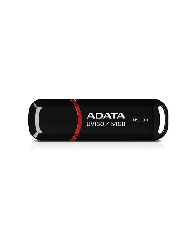 MEMORY DRIVE FLASH USB3.1 64GB/BLACK AUV150-64G-RBK ADATA