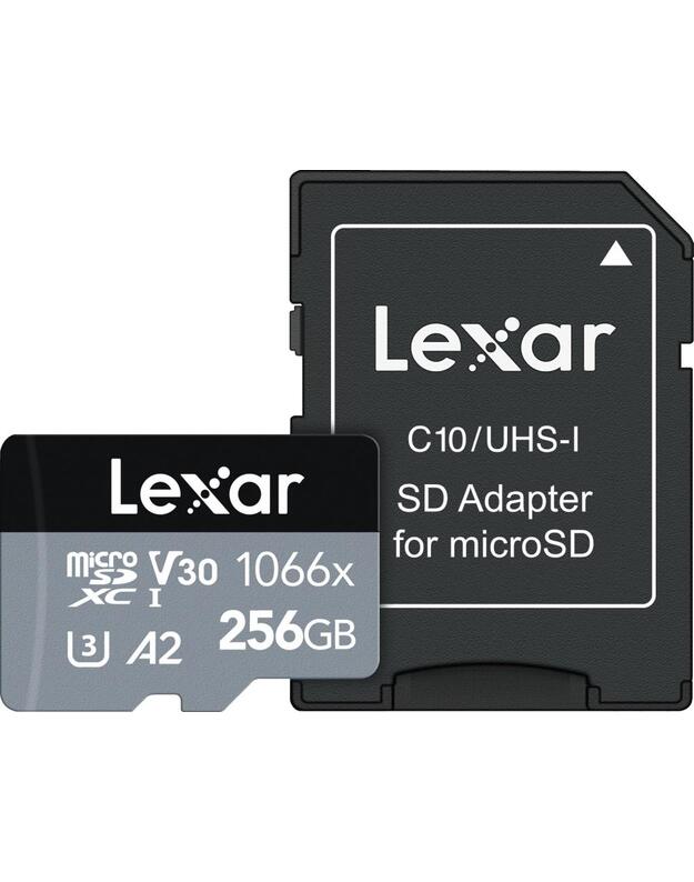 MEMORY MICRO SDXC 256GB UHS-I/W/A LMS1066256G-BNANG LEXAR