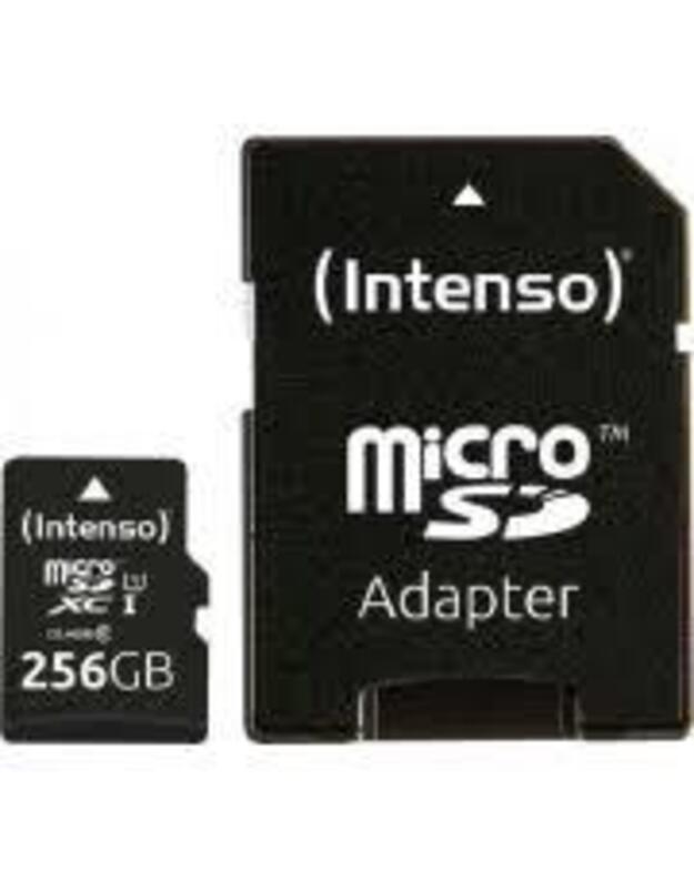 MEMORY MICRO SDXC 256GB UHS-I/W/ADAPTER 3423492 INTENSO