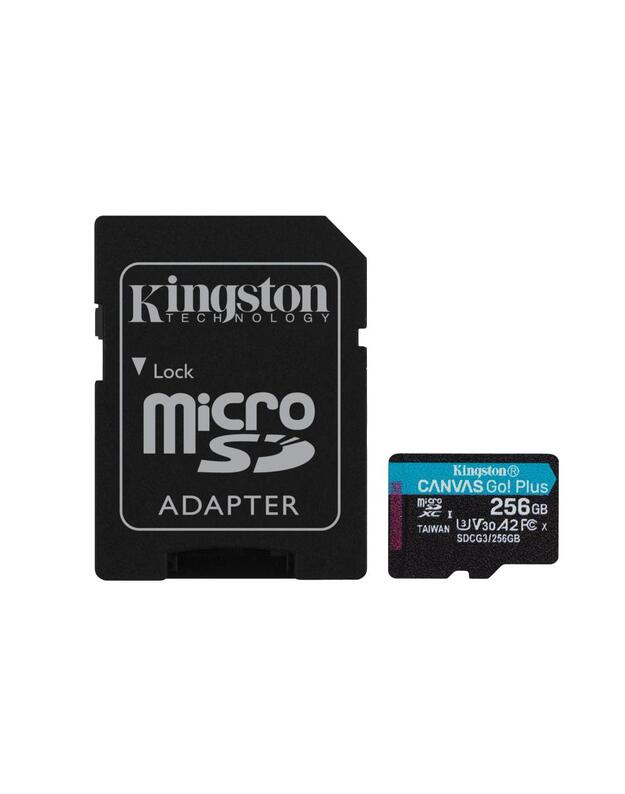 MEMORY MICRO SDXC 256GB UHS-I/W/ADAPTER SDCG3/256GB KINGSTON