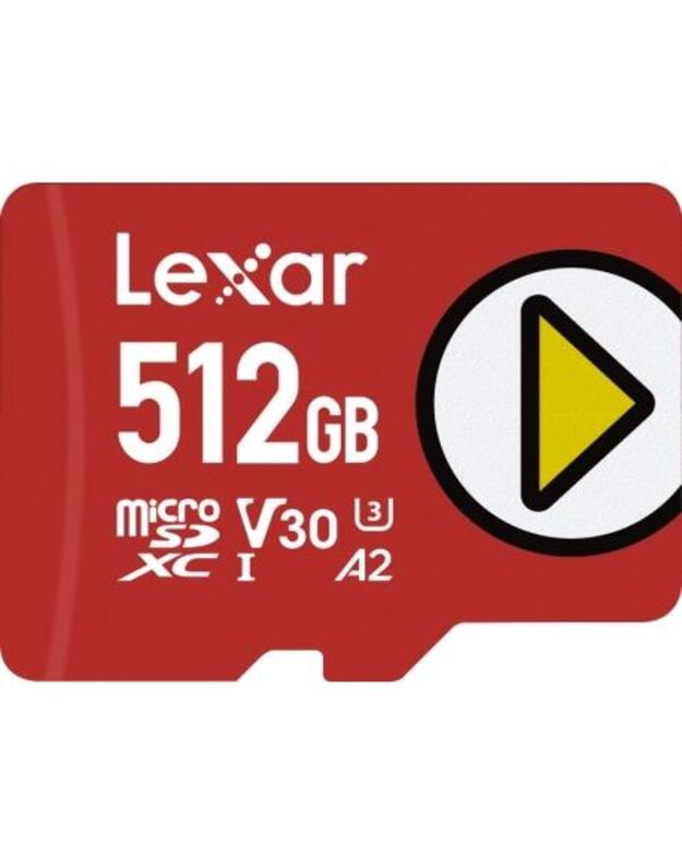 MEMORY MICRO SDXC 512GB UHS-I/PLAY LMSPLAY512G-BNNNG LEXAR