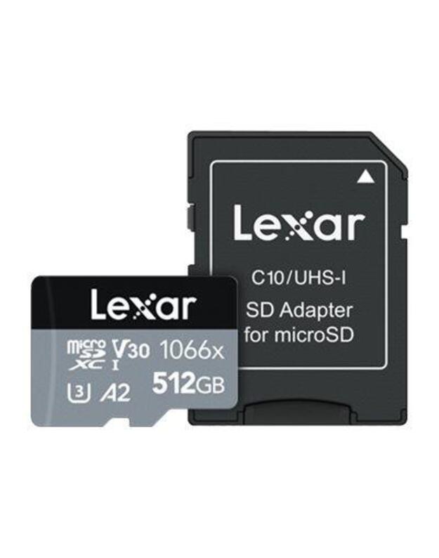 MEMORY MICRO SDXC 512GB UHS-I/W/A LMS1066512G-BNANG LEXAR