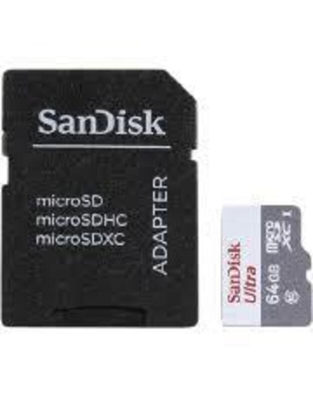 MEMORY MICRO SDXC 64GB UHS-I/W/A SDSQUNR-064G-GN6TA SANDISK