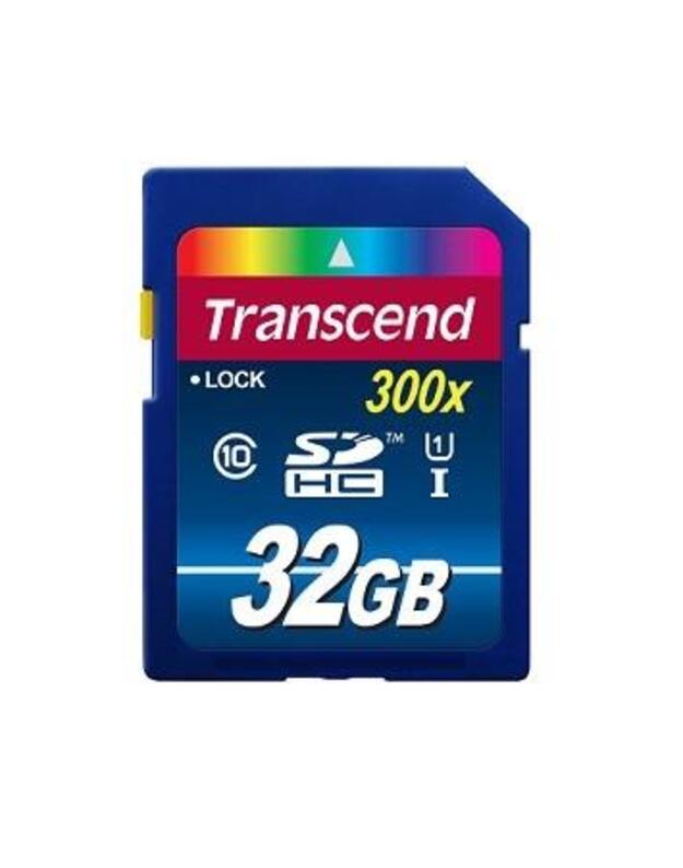 MEMORY SDHC 32GB UHS-I 300X/CLASS10 TS32GSDU1 TRANSCEND