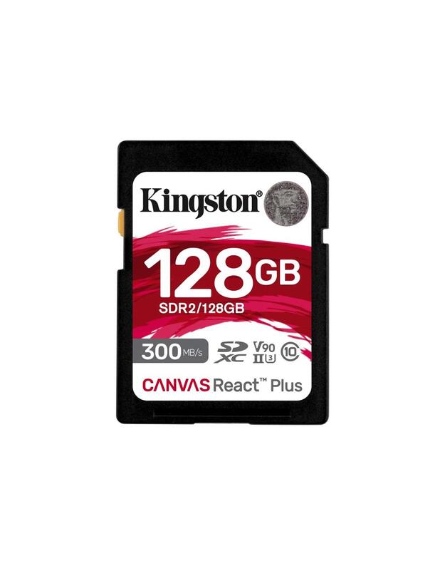 MEMORY SDXC 128GB C10/SDR2/128GB KINGSTON