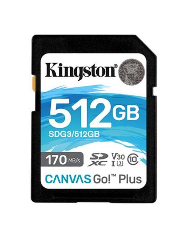 MEMORY SDXC 512GB UHS-I/SDG3/512GB KINGSTON