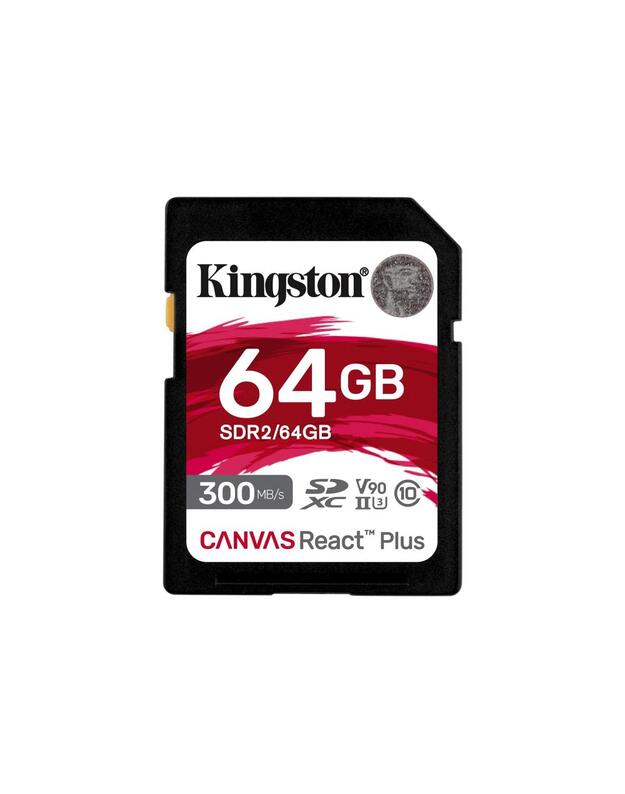 MEMORY SDXC 64GB C10/SDR2/64GB KINGSTON