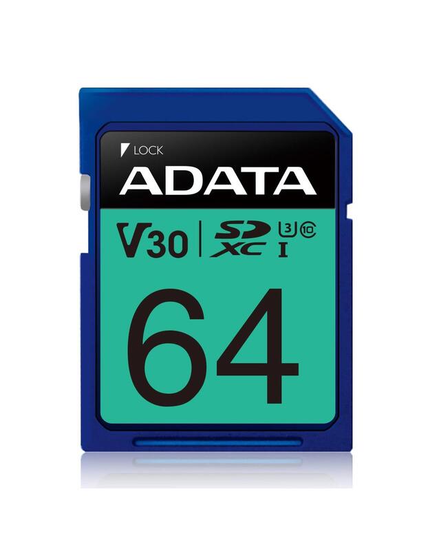 MEMORY SDXC 64GB V30/ASDX64GUI3V30S-R ADATA