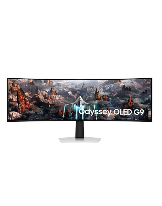 Monitor|SAMSUNG|Odyssey OLED G9 G93SC|49 |Gaming/Curved|Panel OLED|5120x1440|32:9|240Hz|0.03 ms|Height adjustable|Tilt|Colour Silver|LS49CG934SUXEN