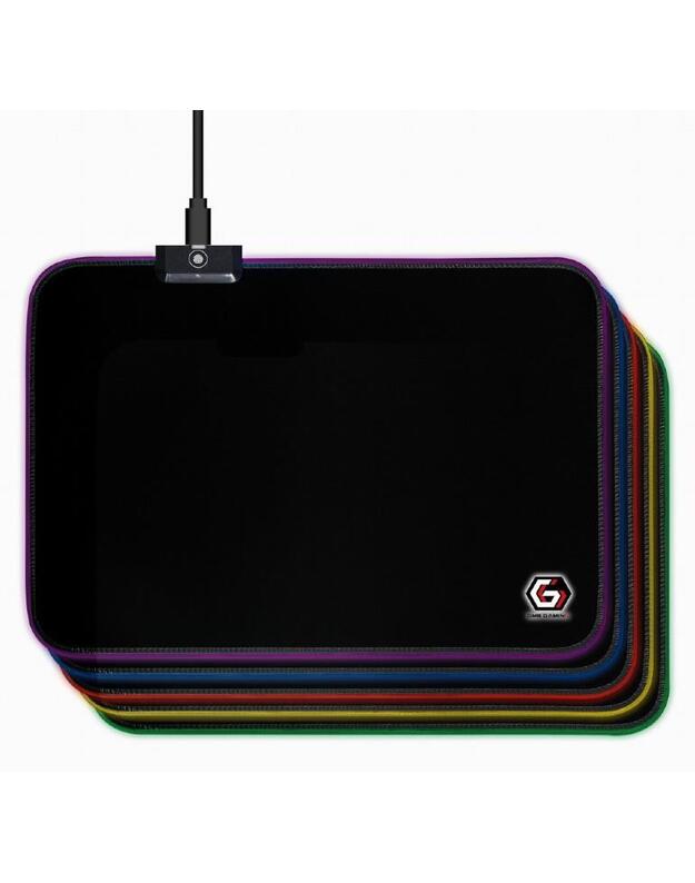 MOUSE PAD GAMING LED MEDIUM/MP-GAMELED-M GEMBIRD