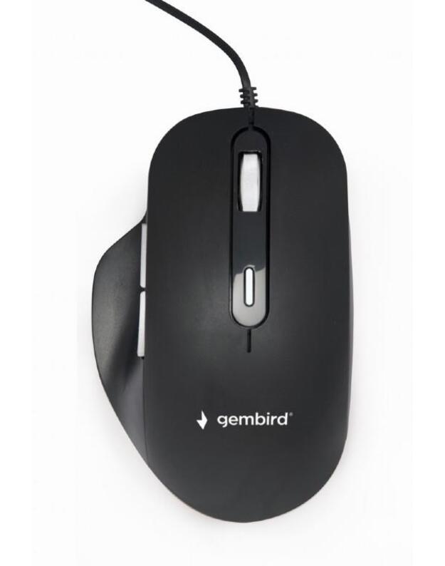 MOUSE USB OPTICAL/BLACK MUS-6B-02 GEMBIRD