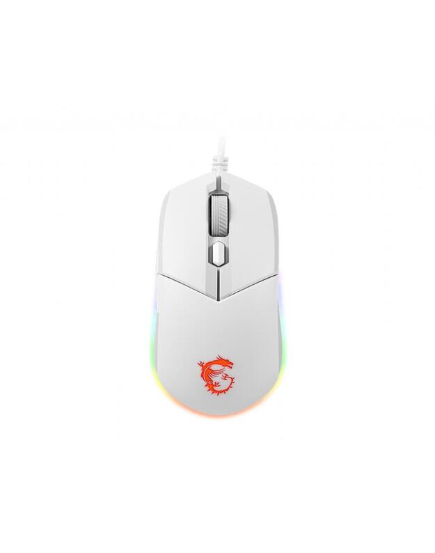 MOUSE USB OPTICAL GAMING/CLUTCH GM11 WHITE MSI