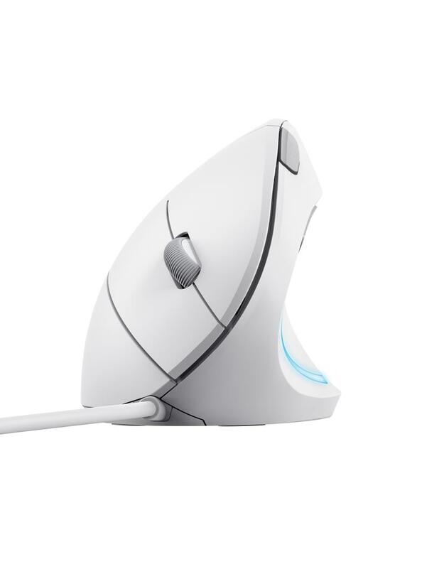 MOUSE USB OPTICAL VERTO/ERGONOMIC WHITE 25133 TRUST