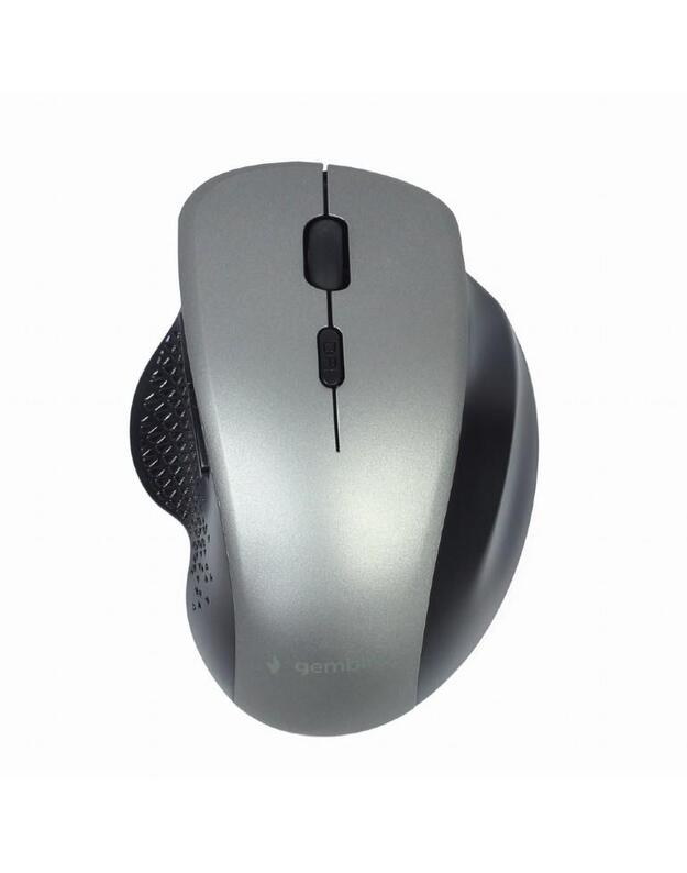 MOUSE USB OPTICAL WRL BLACK/SP. GREY MUSW-6B-02-BG GEMBIRD