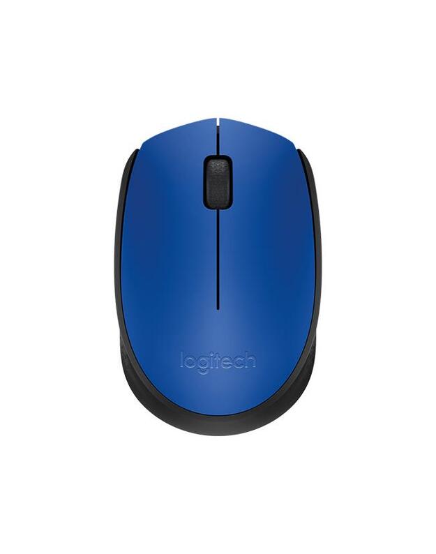 MOUSE USB OPTICAL WRL M171/BLUE 910-004640 LOGITECH