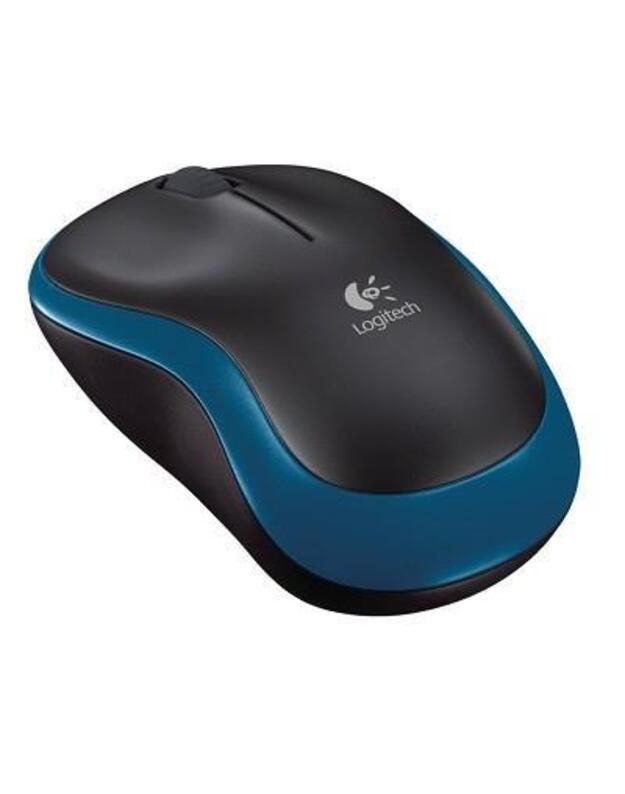 MOUSE USB OPTICAL WRL M185/BLUE 910-002239 LOGITECH