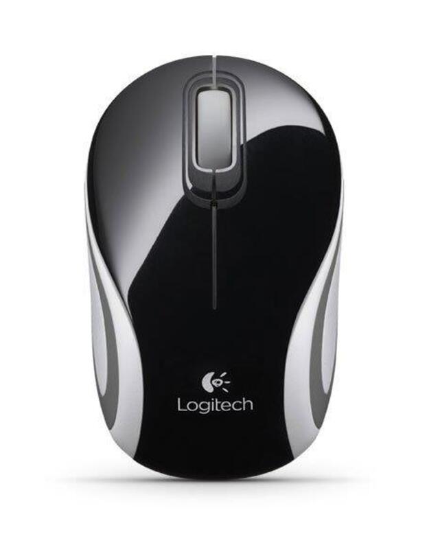 MOUSE USB OPTICAL WRL M187/BLACK 910-002731 LOGITECH