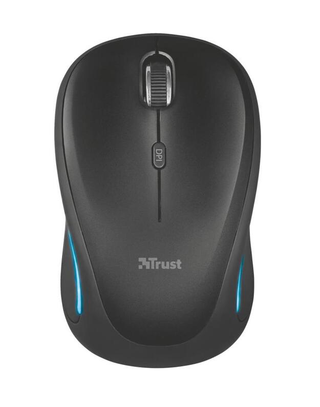 MOUSE USB OPTICAL WRL YVI FX/BLACK 22333 TRUST