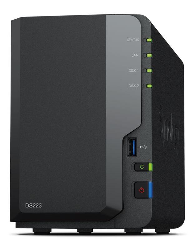 NAS STORAGE TOWER 2BAY/NO HDD USB3.2 DS223 SYNOLOGY